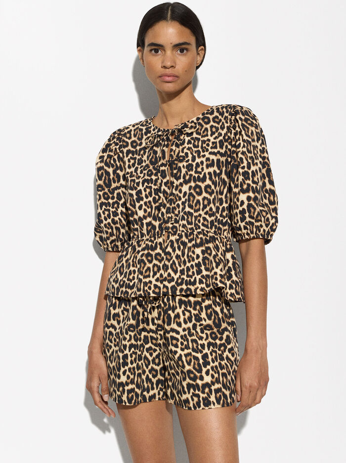 Top Stampato Animalier