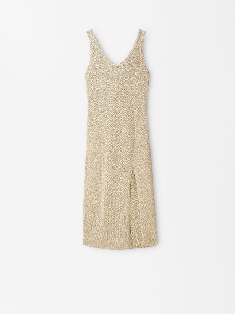 Online Exclusive - Lurex Knitted Dress image number 4.0