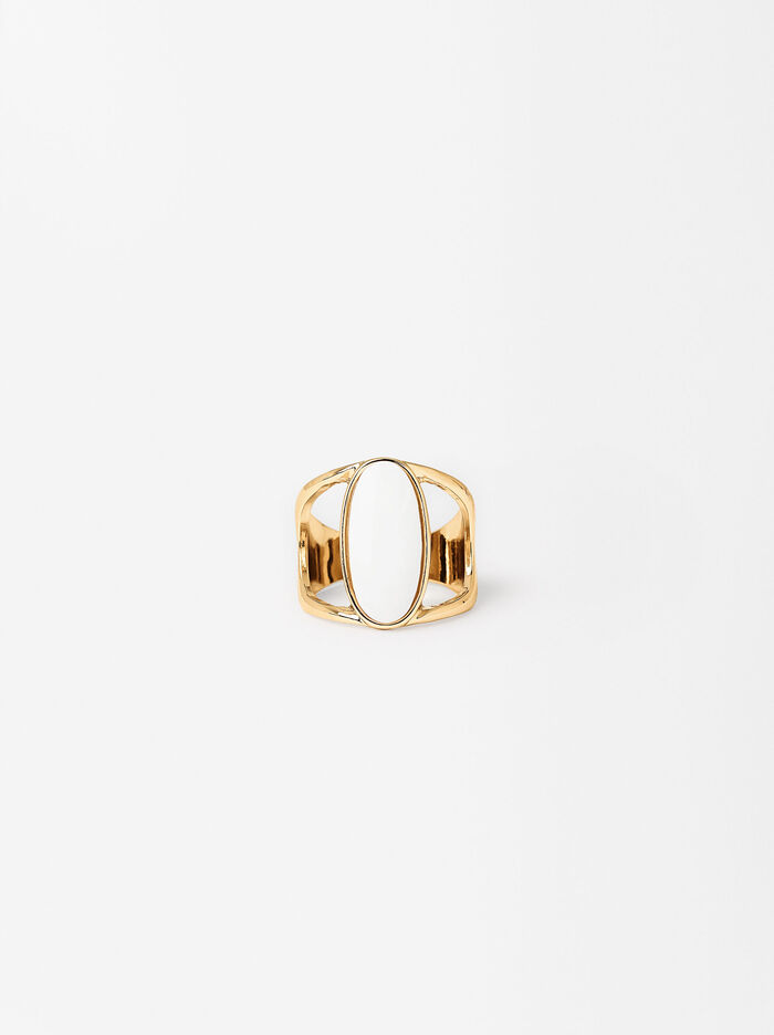 Golden Shell Ring