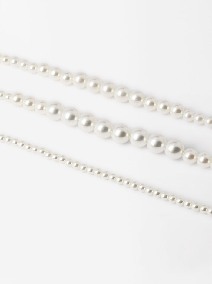 Set Of Pearl Necklaces