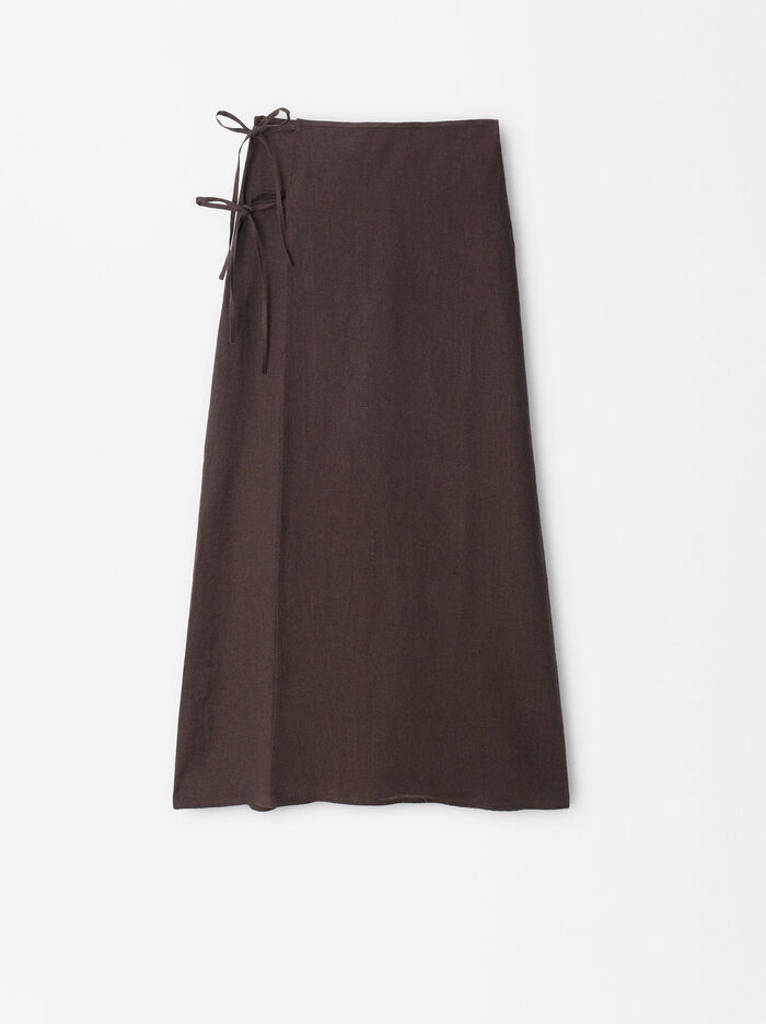Long Skirt 100% Linen