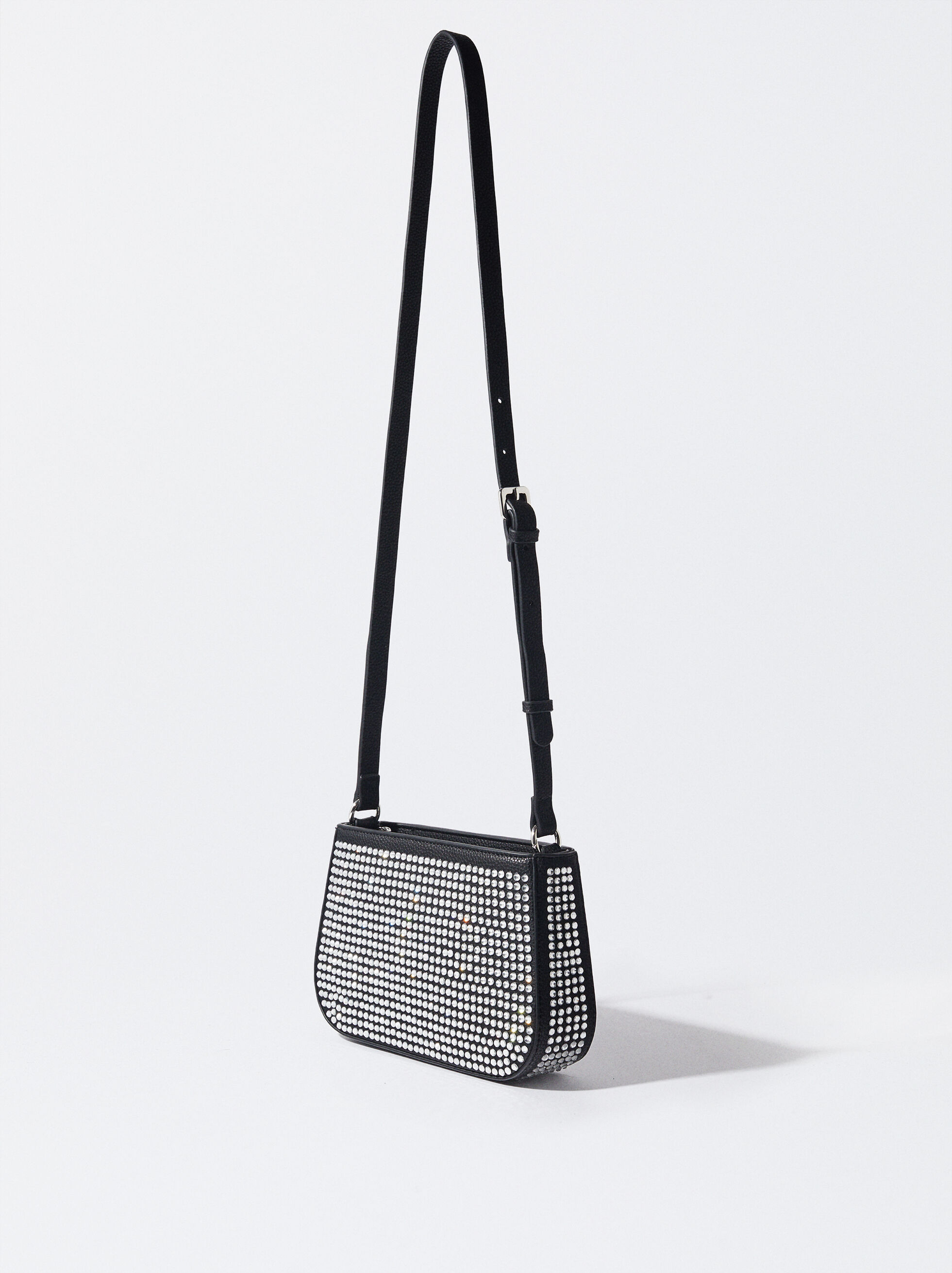 Online Exclusive - Party Bag With Strass Black | Parfois