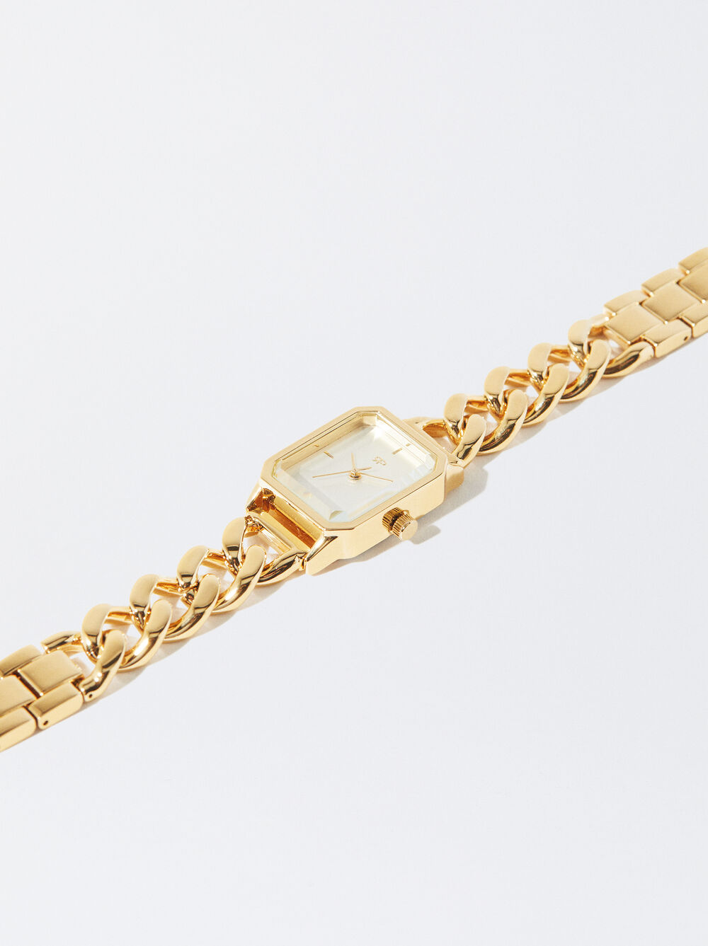 Gold Watch With Link Bracelet image number 1.0