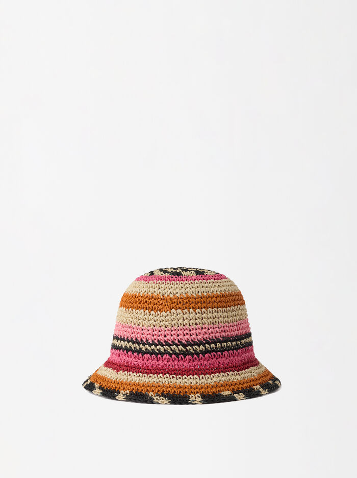 Multicolor Braided Bucket Hat