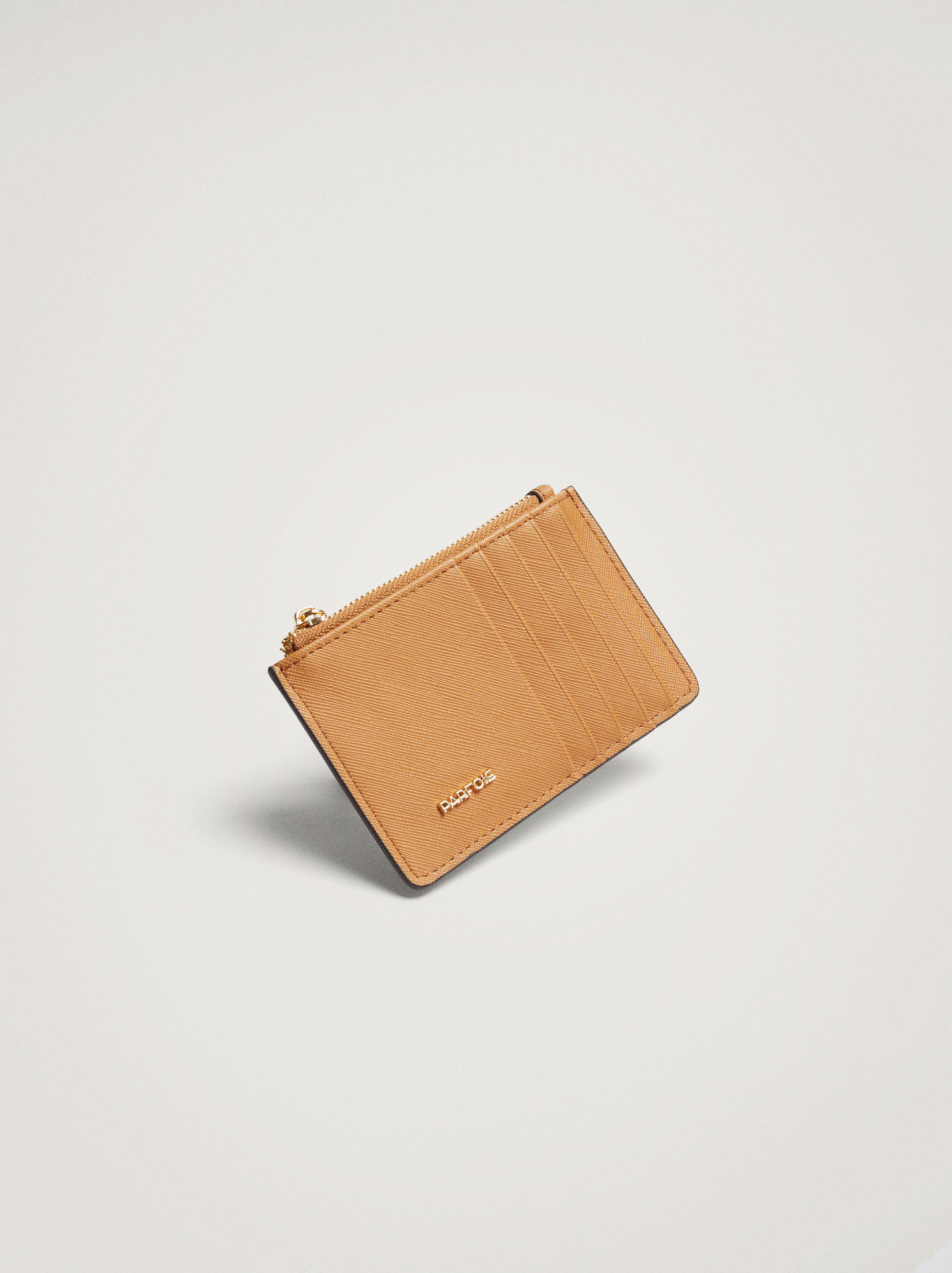 NORR KYOTO coin card fold wallet camel - 折り財布