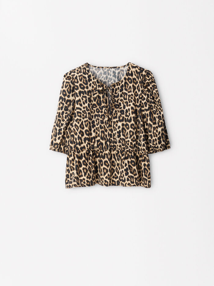 Top Stampato Animalier