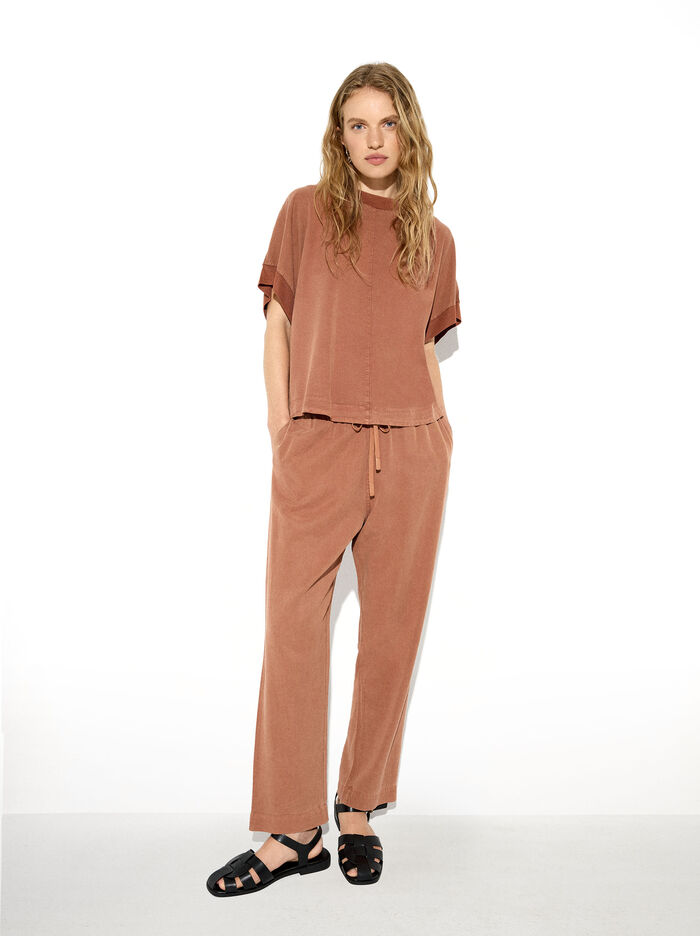 Adjustable Loose-Fitting Trousers Pants With Drawstring
