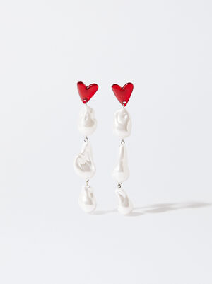 Online Exclusive - Resin Heart Earrings