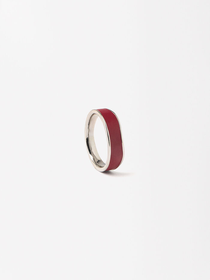 Ring With Enamel 