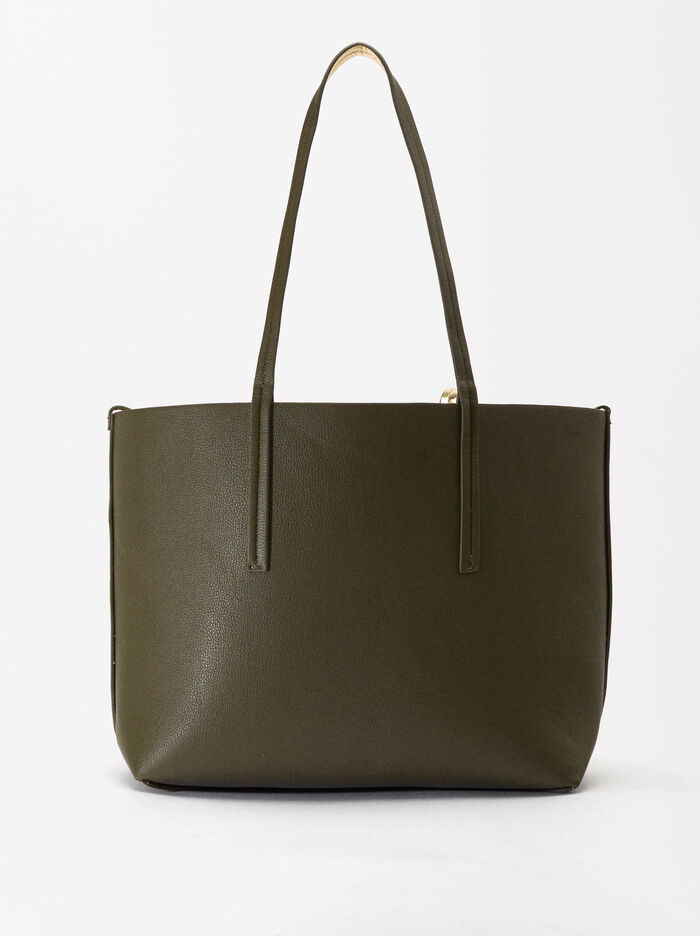 Online Exclusive - Reversible Metallic Shopper Bag
