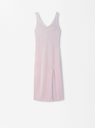 Online Exclusive - Knit Dress, Pink, hi-res