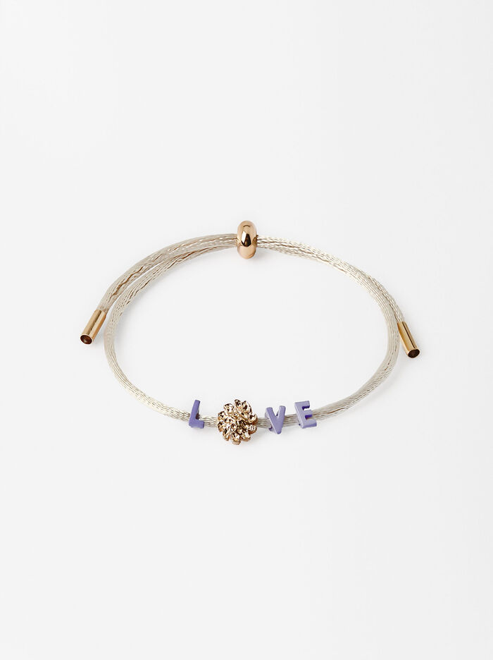 Adjustable Bracelet With Charms