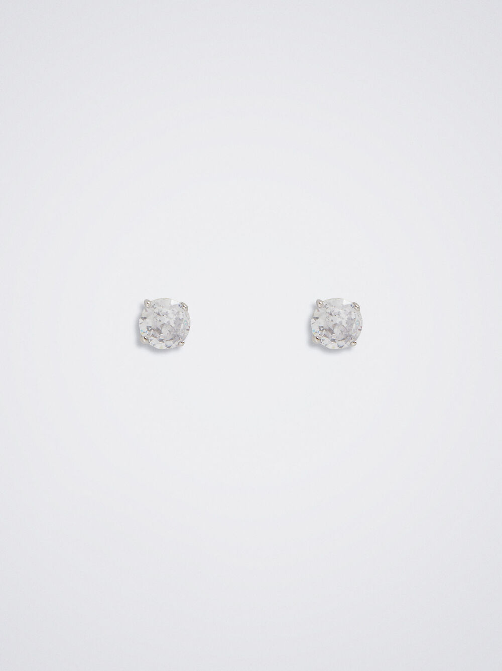 925 Silver Stud Earrings With Zirconia image number 1.0