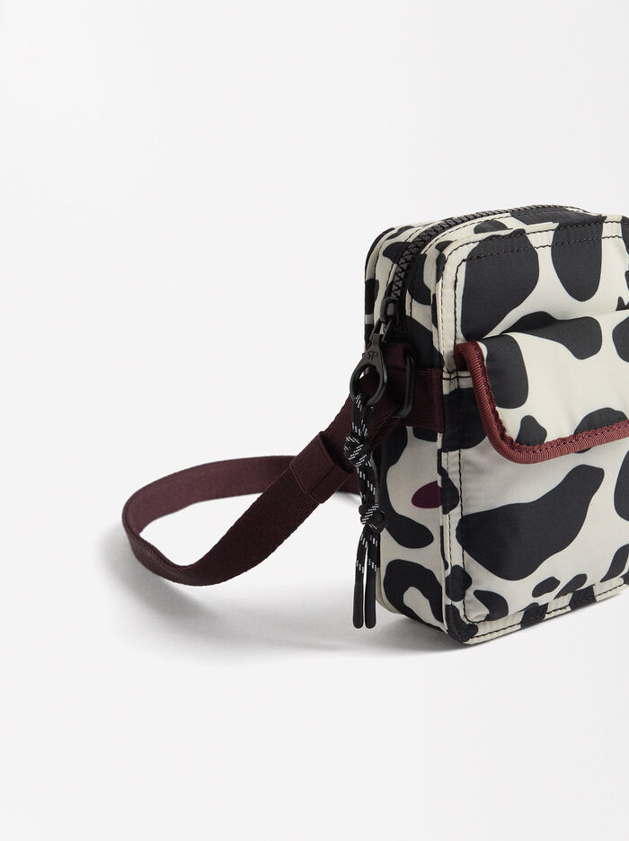 Bolso Para Móvil De Nylon Estampado