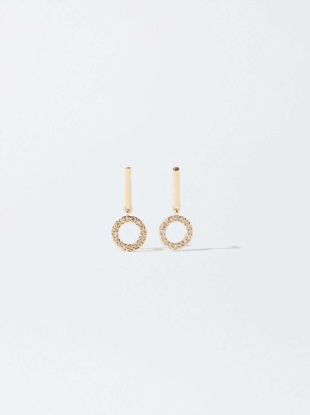 Long Earrings With Zirconia image number 0.0