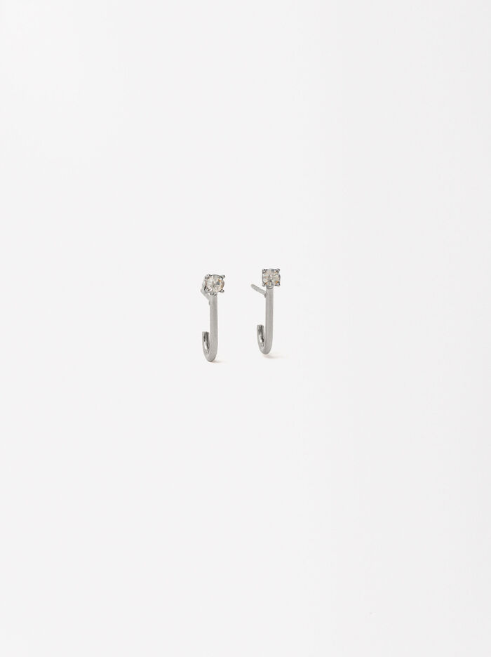Crystal Earrings - Stainless Steel