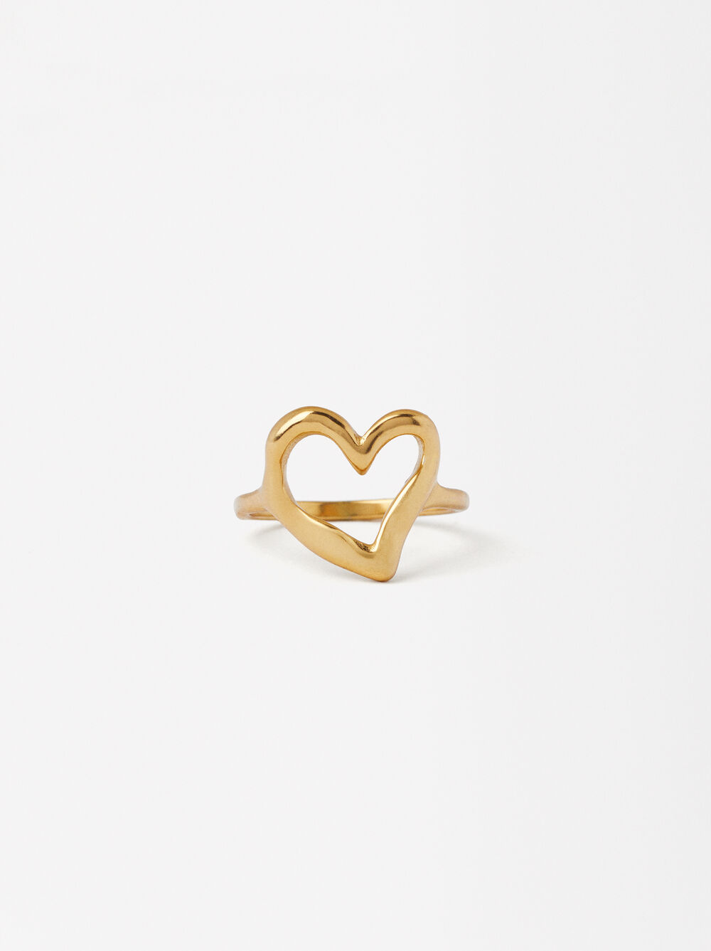 Stainless Steel Heart Ring image number 1.0