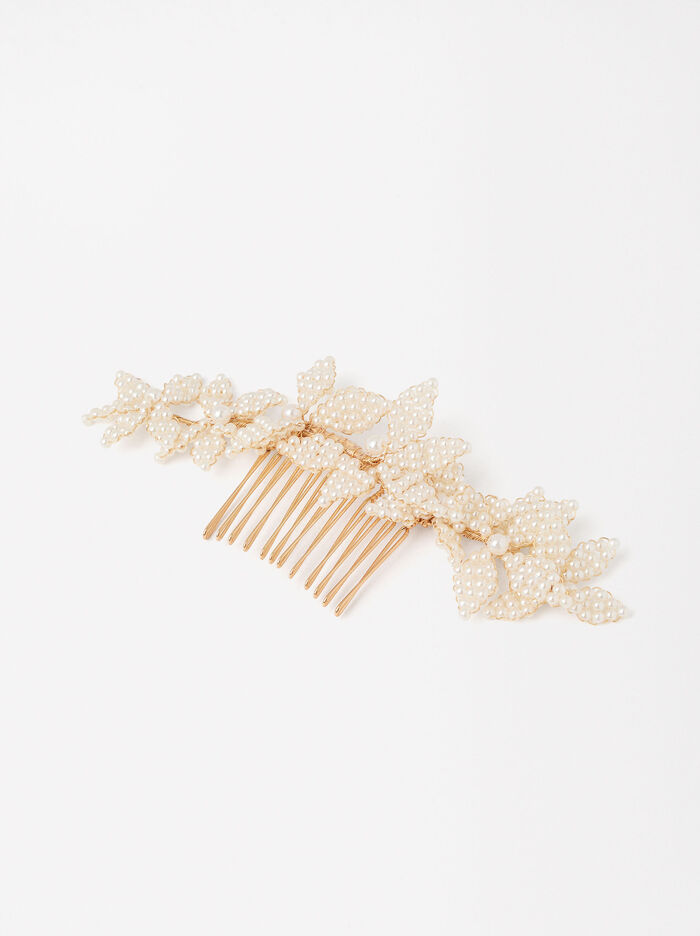Hair Comb With Flowers
