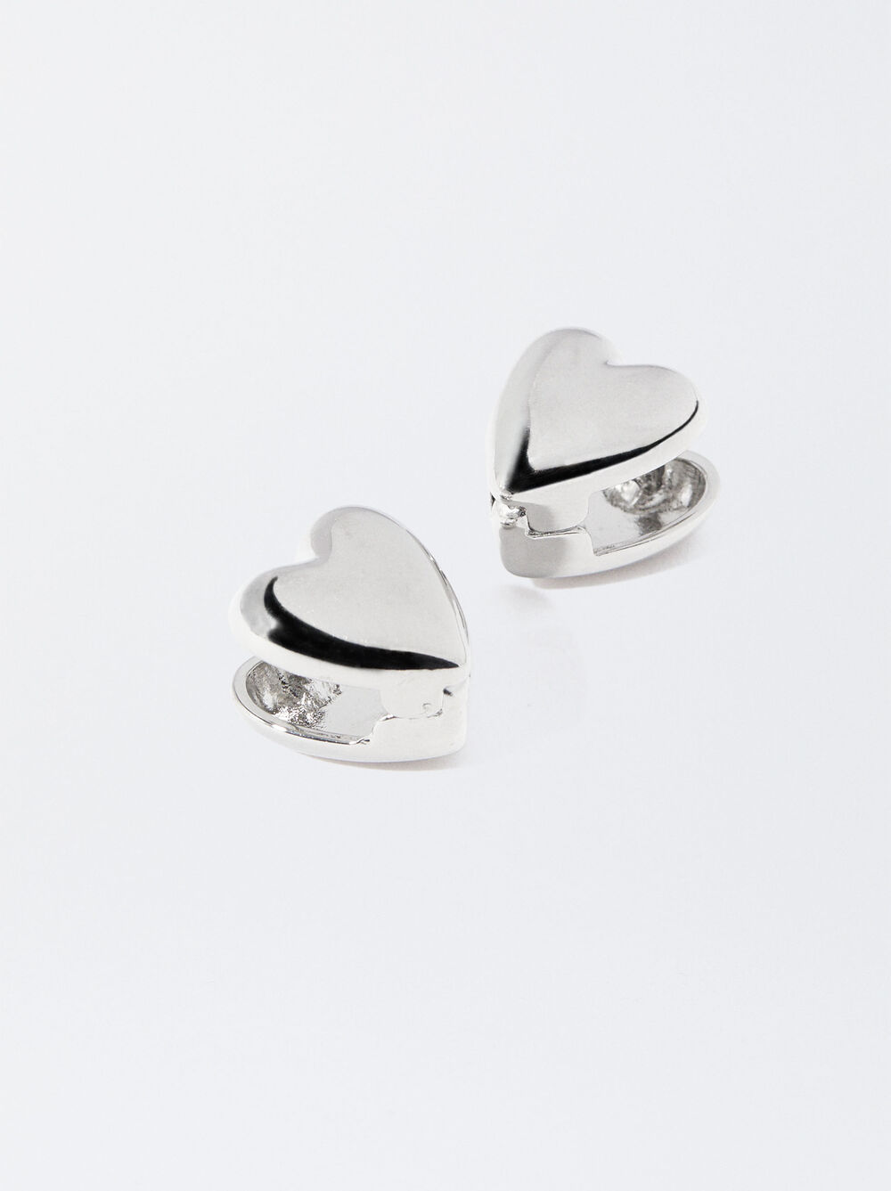 Silberne Ohrringe Mit Herz