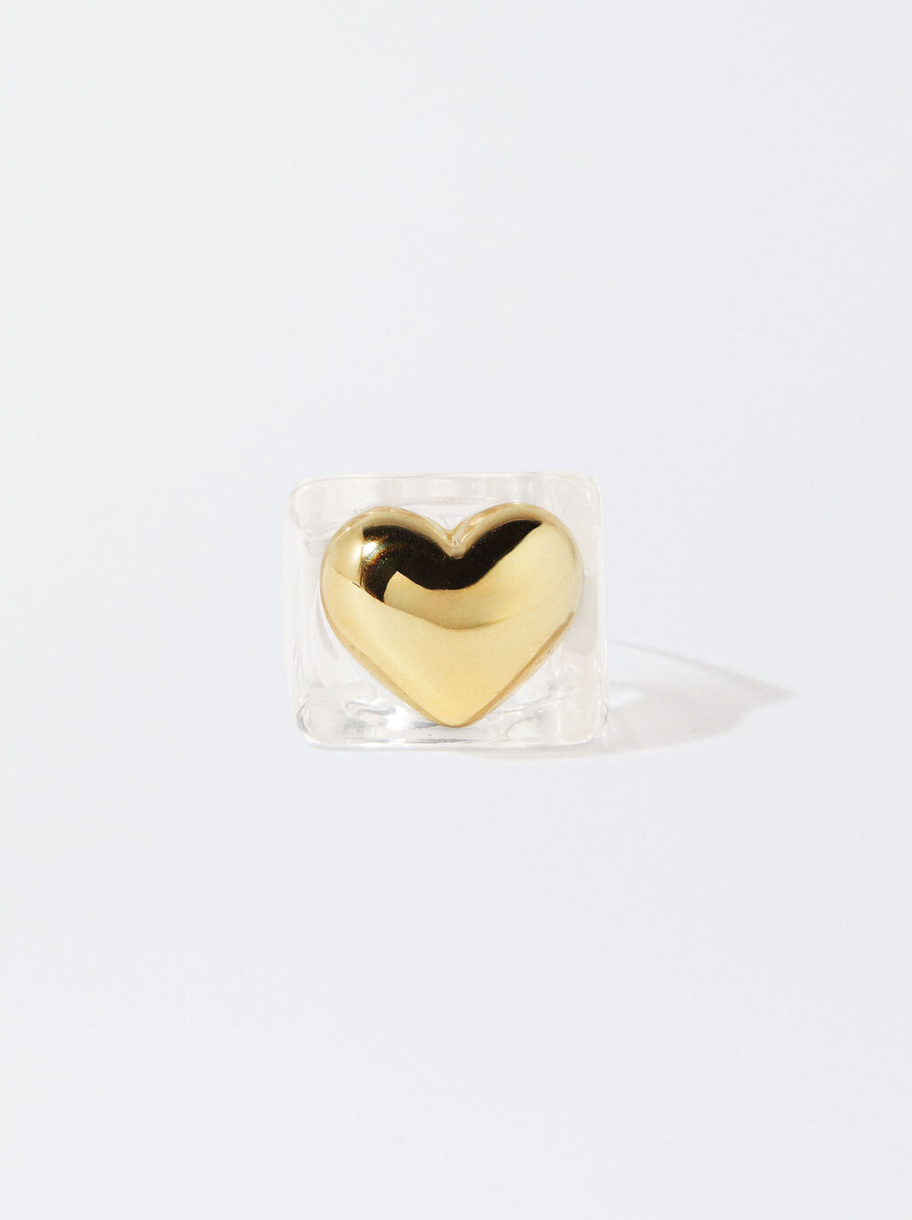 Online Exclusive - Anello Cuore En Resina image number 0.0