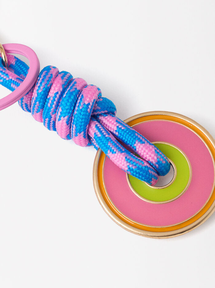Multicolor Hoop Key Ring