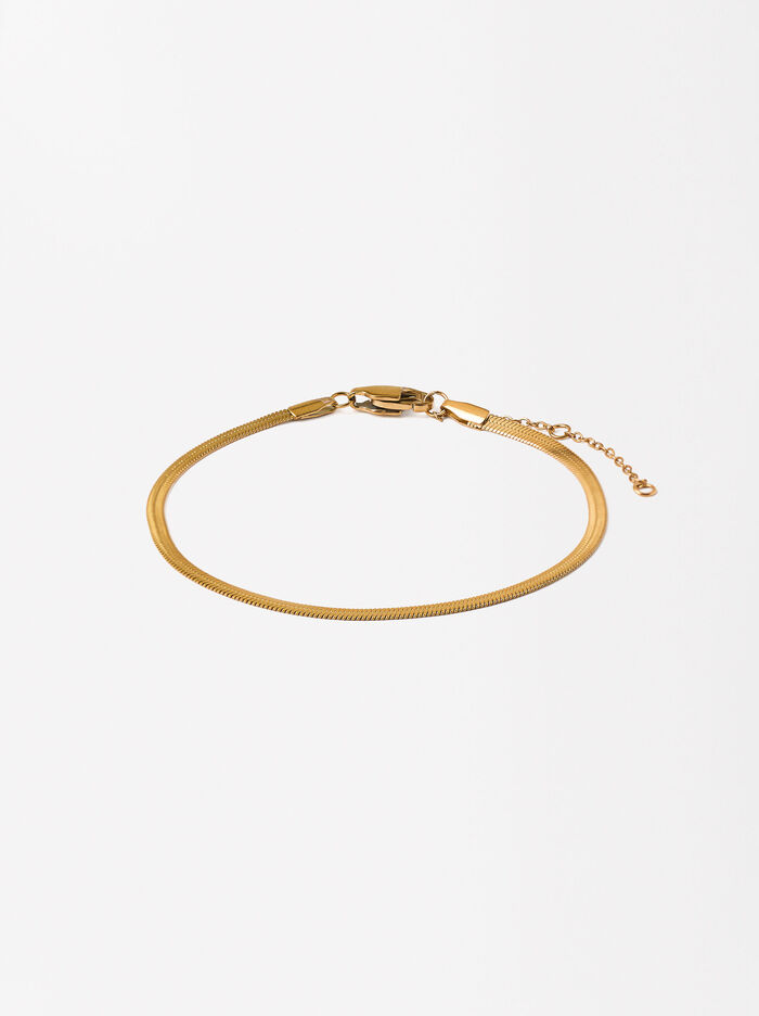 Stainless Steel Golden Bracelet