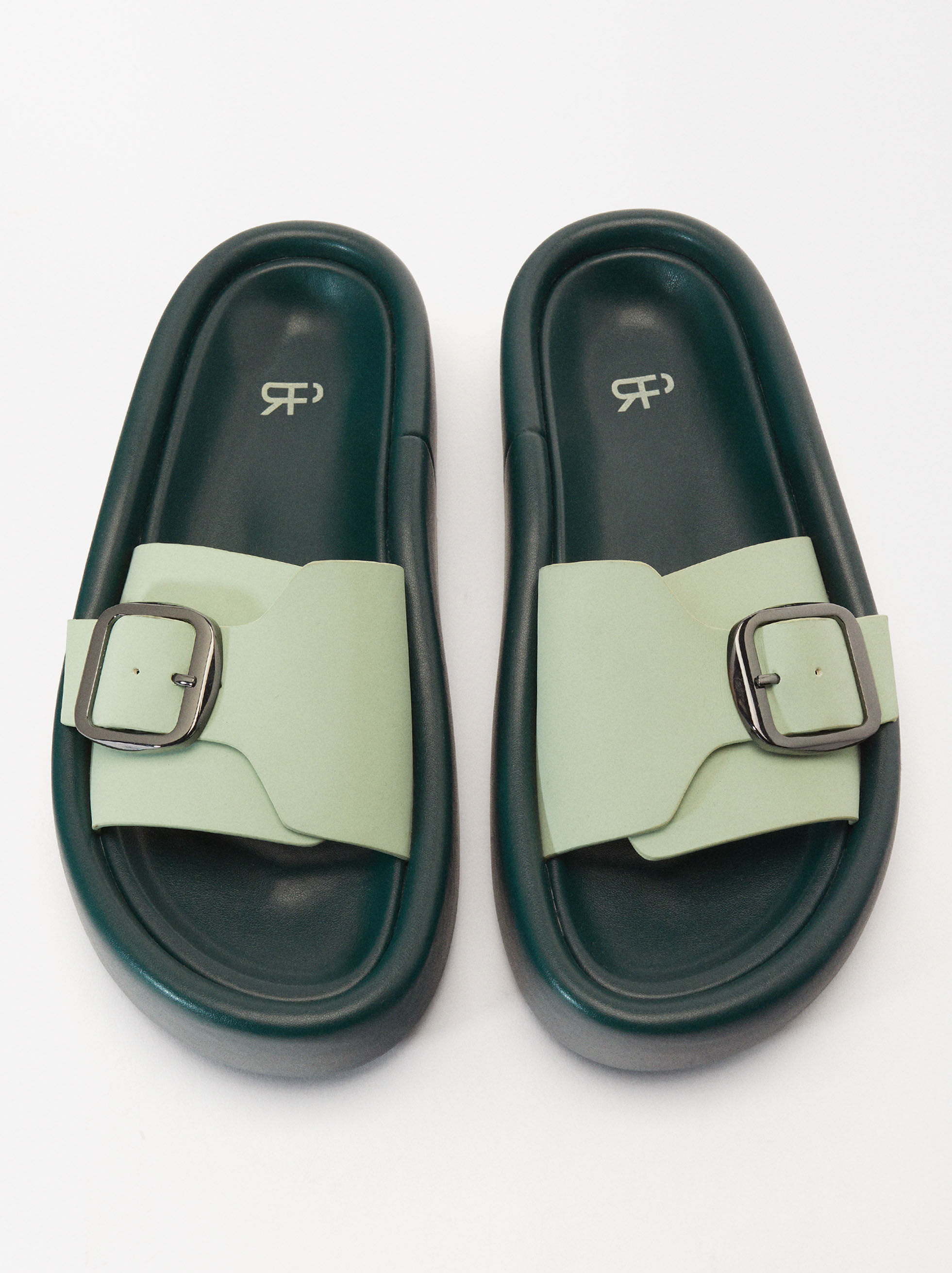 Buy Midnight Green Sandals for Men by PAADUKS Online | Ajio.com