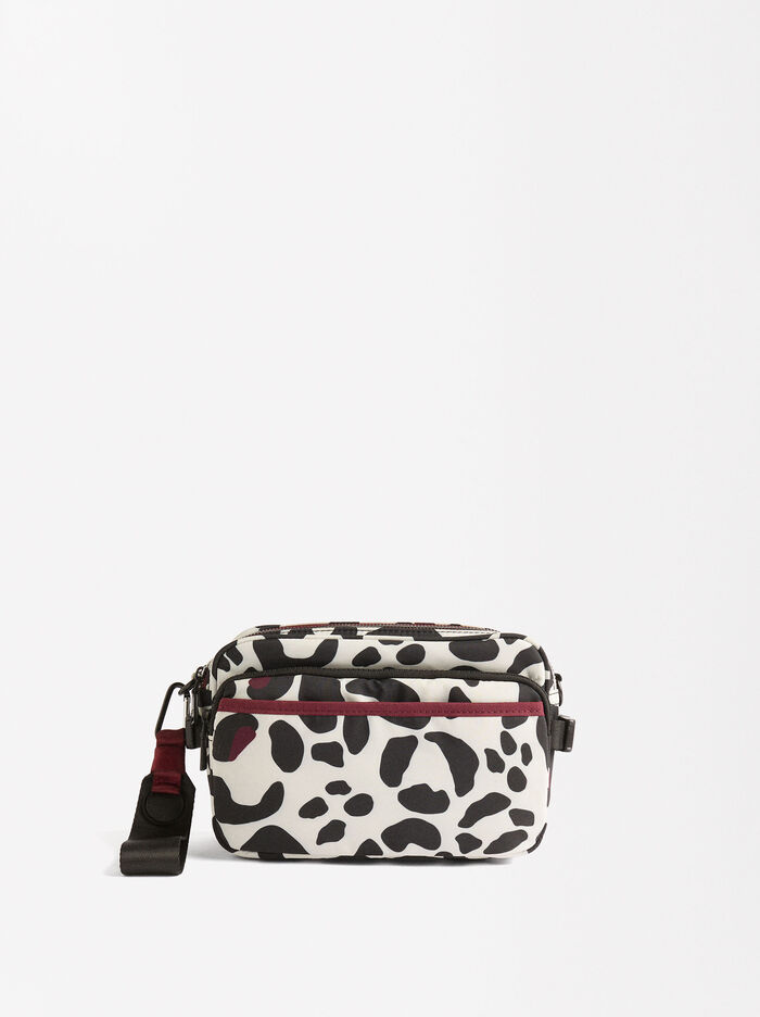 Bolso Bandolera De Nylon Estampado