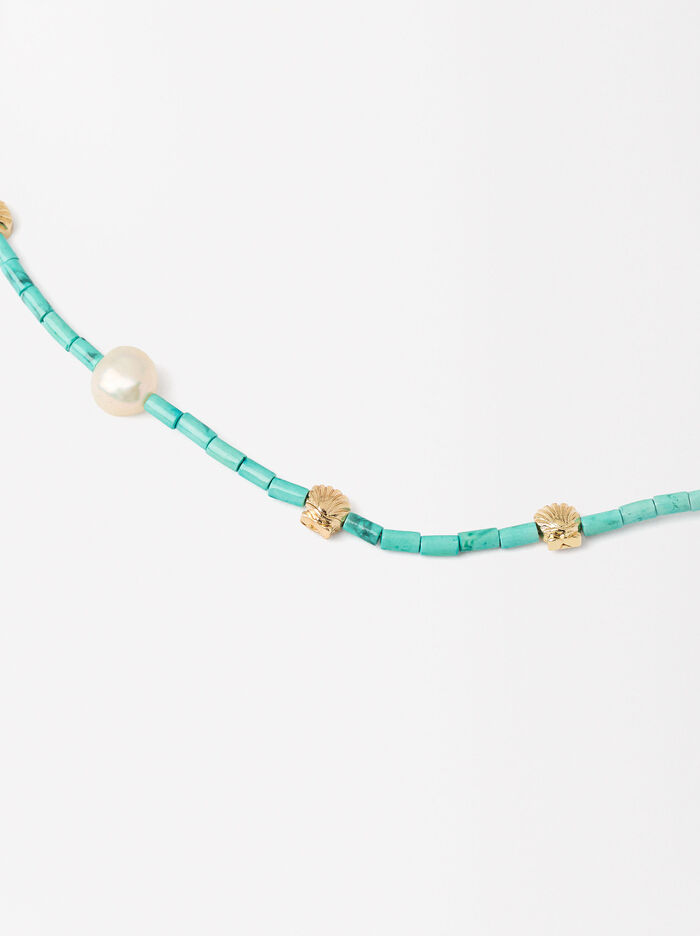 Bracelet De Cheville De Coquillages Et Perles