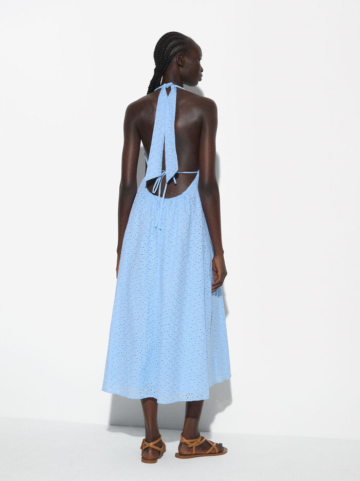 Online Exclusive - Cotton Halter Dress