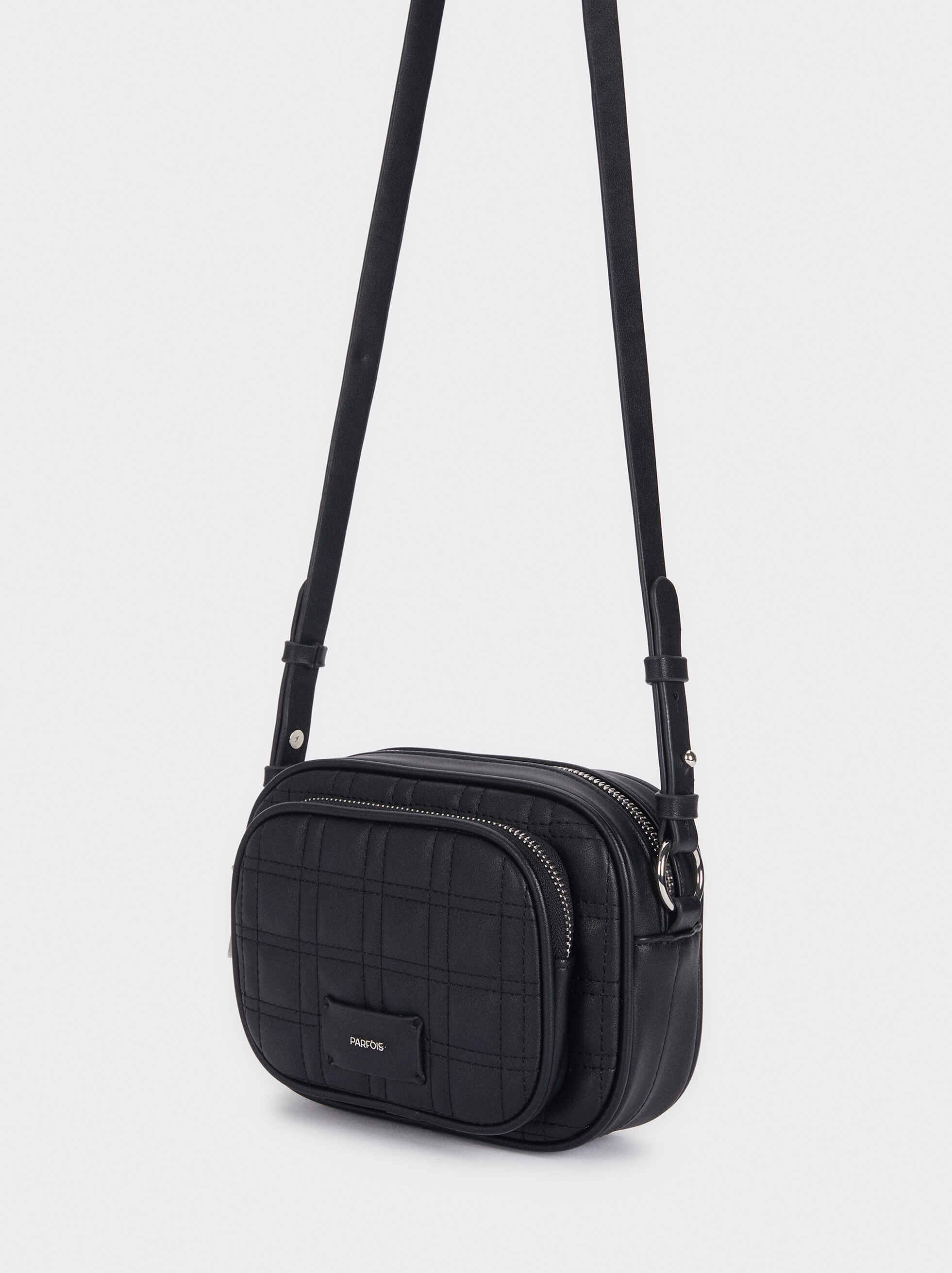 Bolso Bandolera Con Asa Ajustable - Negro - Mujer - Bandoleras