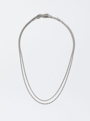 Stainless Steel Necklace Set image number 2.0