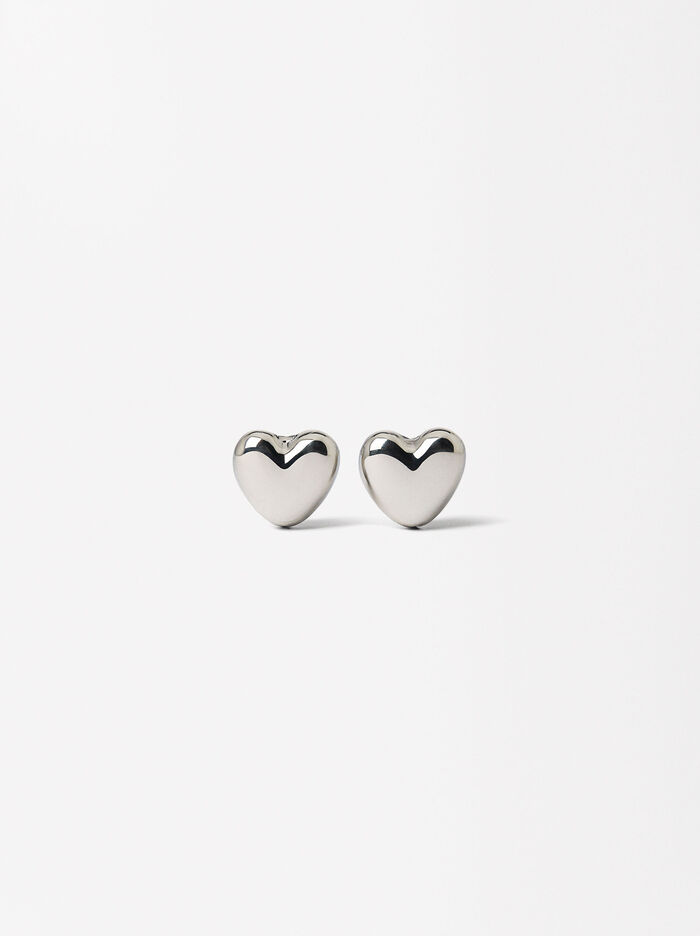 Short Heart Earrings