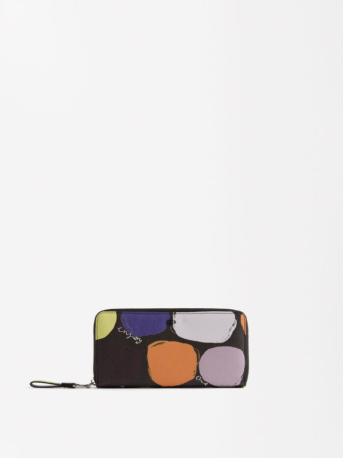 Cartera Estampada Lunares