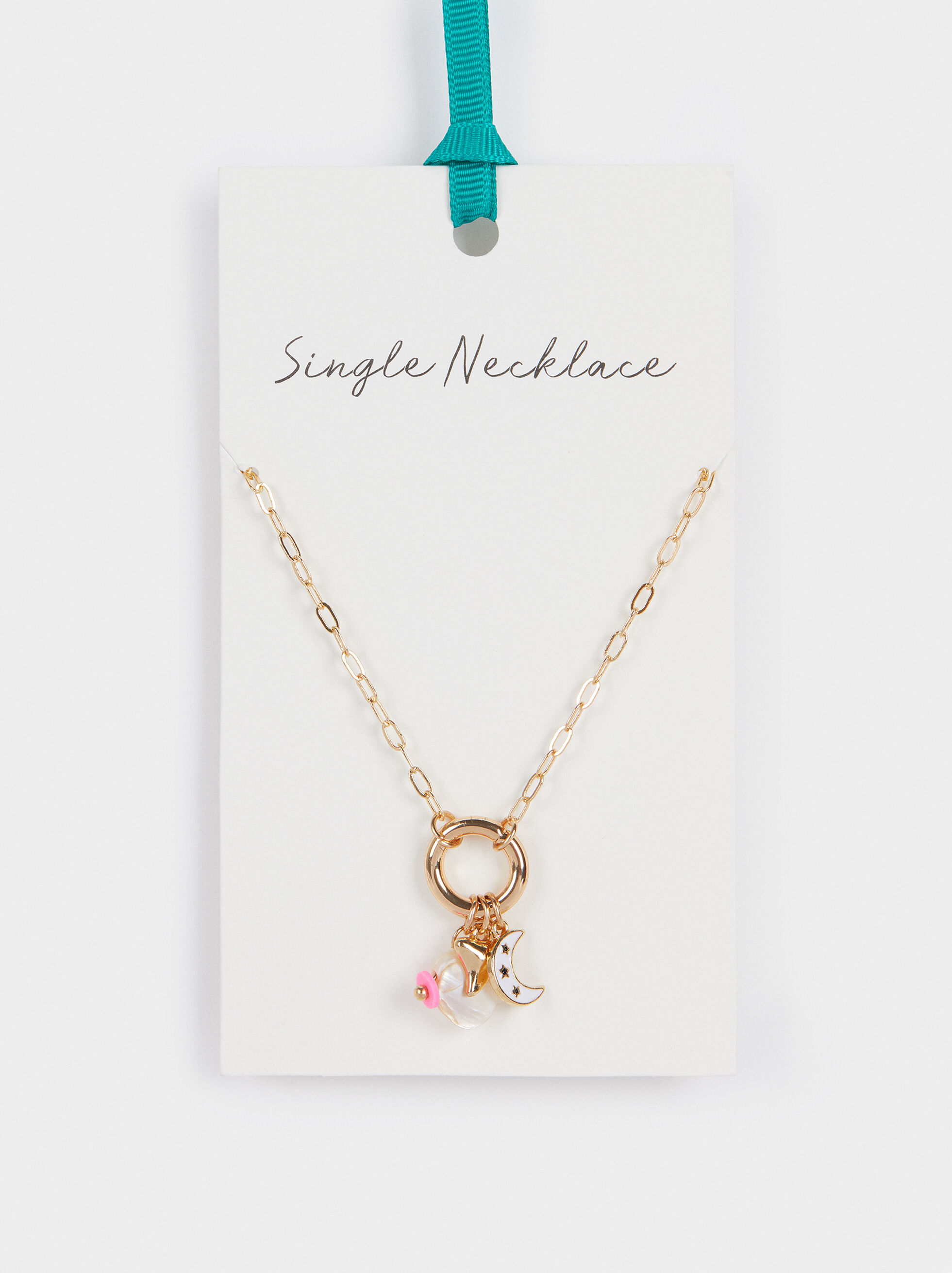 pearl charm necklace