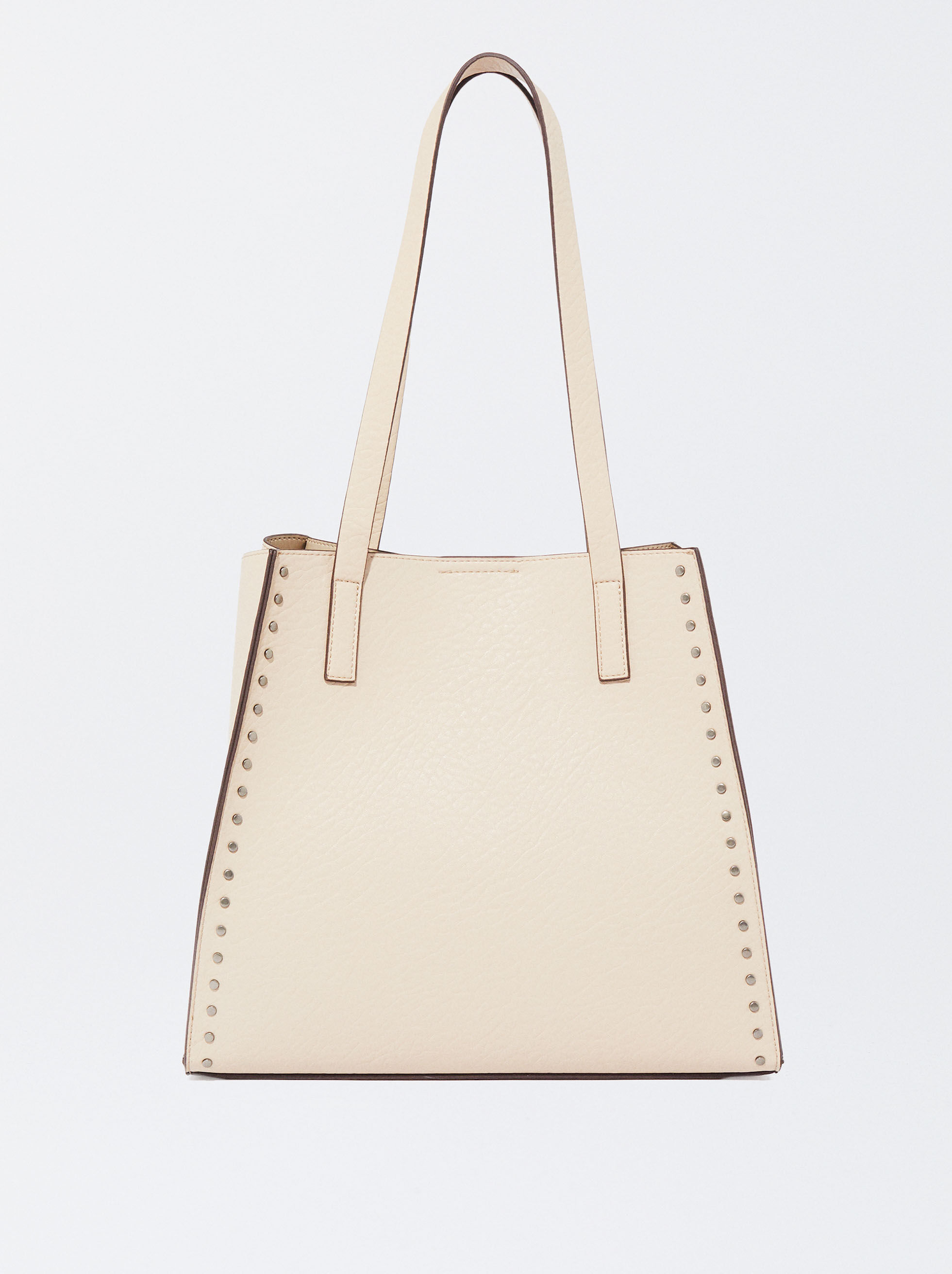 Tote Bag With Studs - Black - Woman - Shoppers - parfois.com