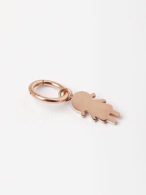 Stainless Steel Girl Charm image number 1.0