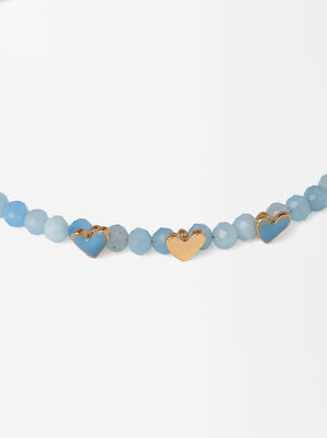 Bracelet With Hearts And Stones