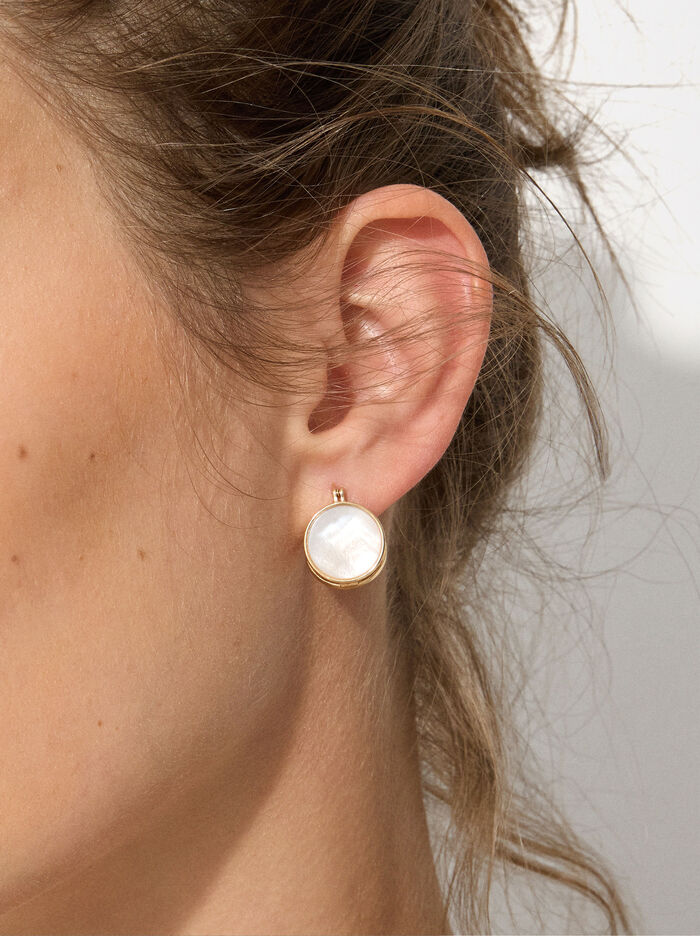 Golden Earrings With Shells