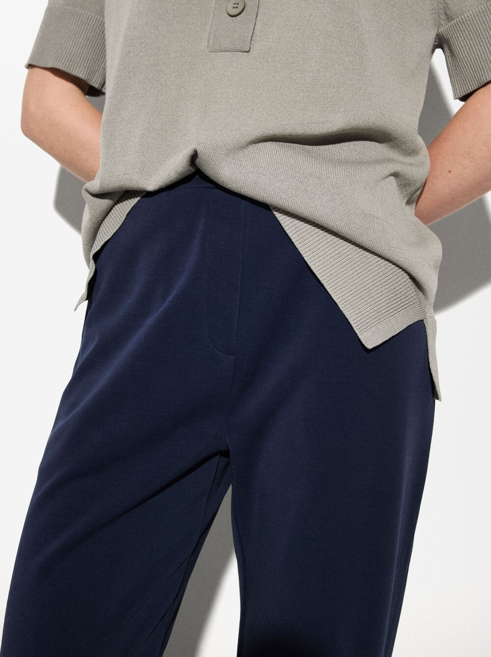 Modal Pants With Pockets image number 4.0
