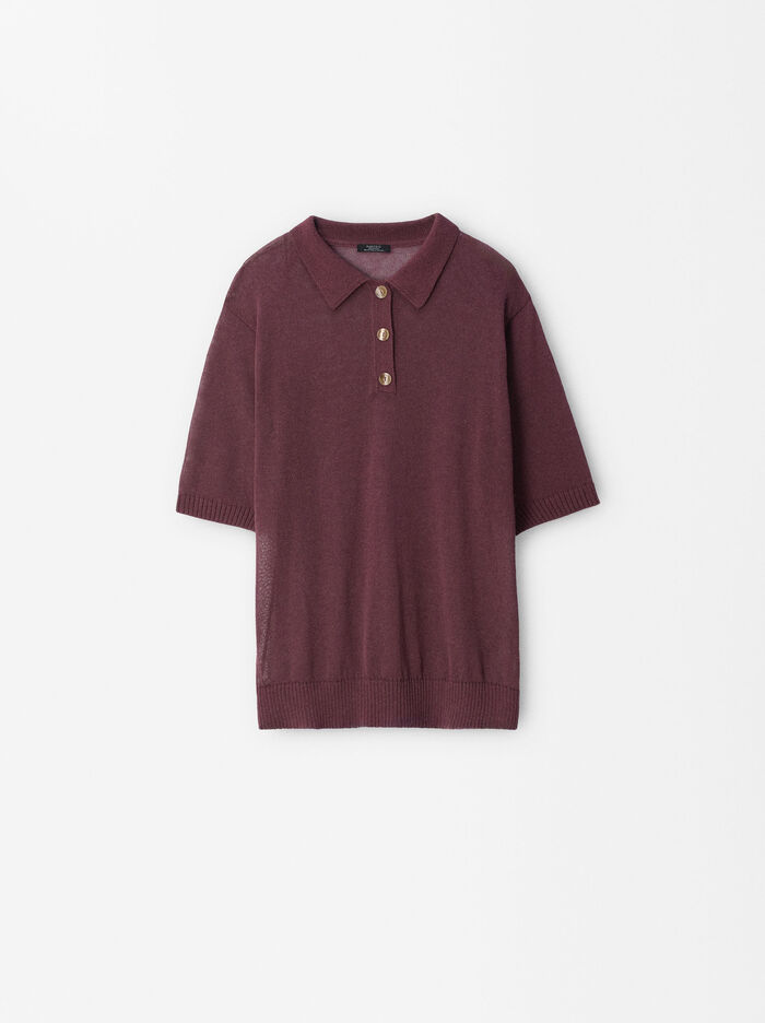 Knitted Polo With Buttons