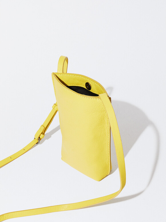 Bolso para el móvil en amarillo