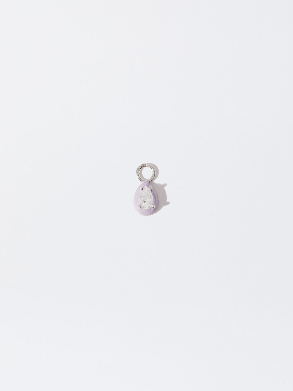 924 Silver Crystal Charm image number 0.0