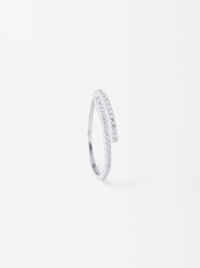 925 Silver Ring With Zirconia