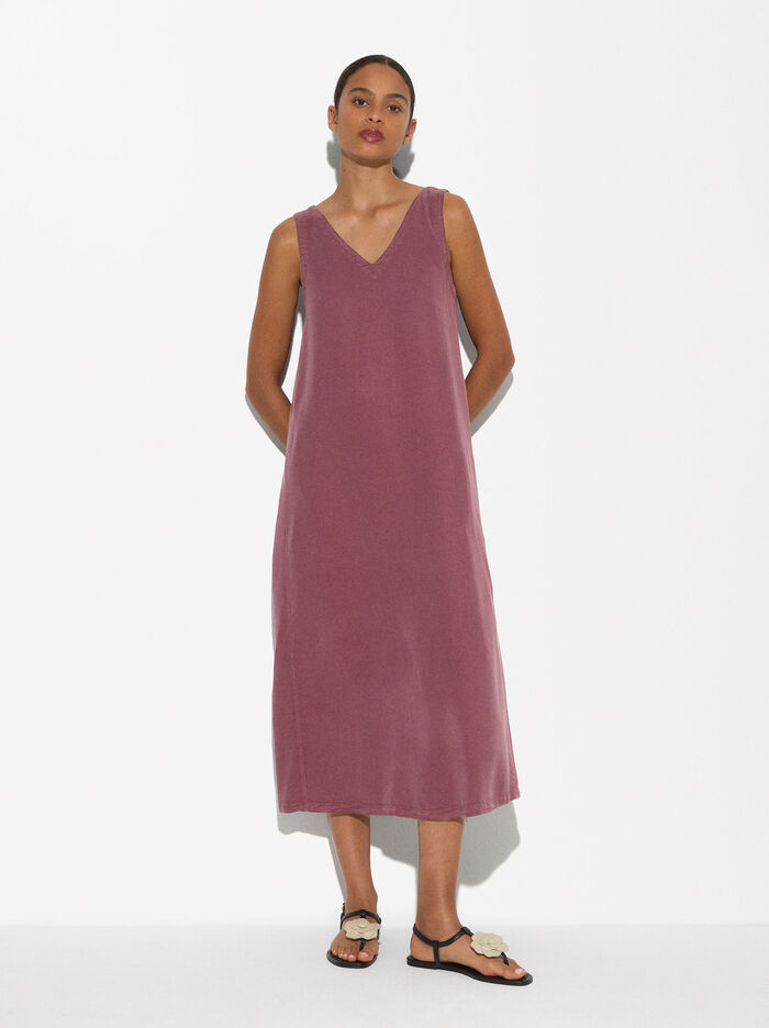 Lyocell Dress With Opening