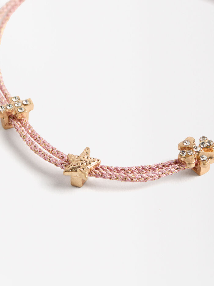 Pulsera Ajustable Con Charms