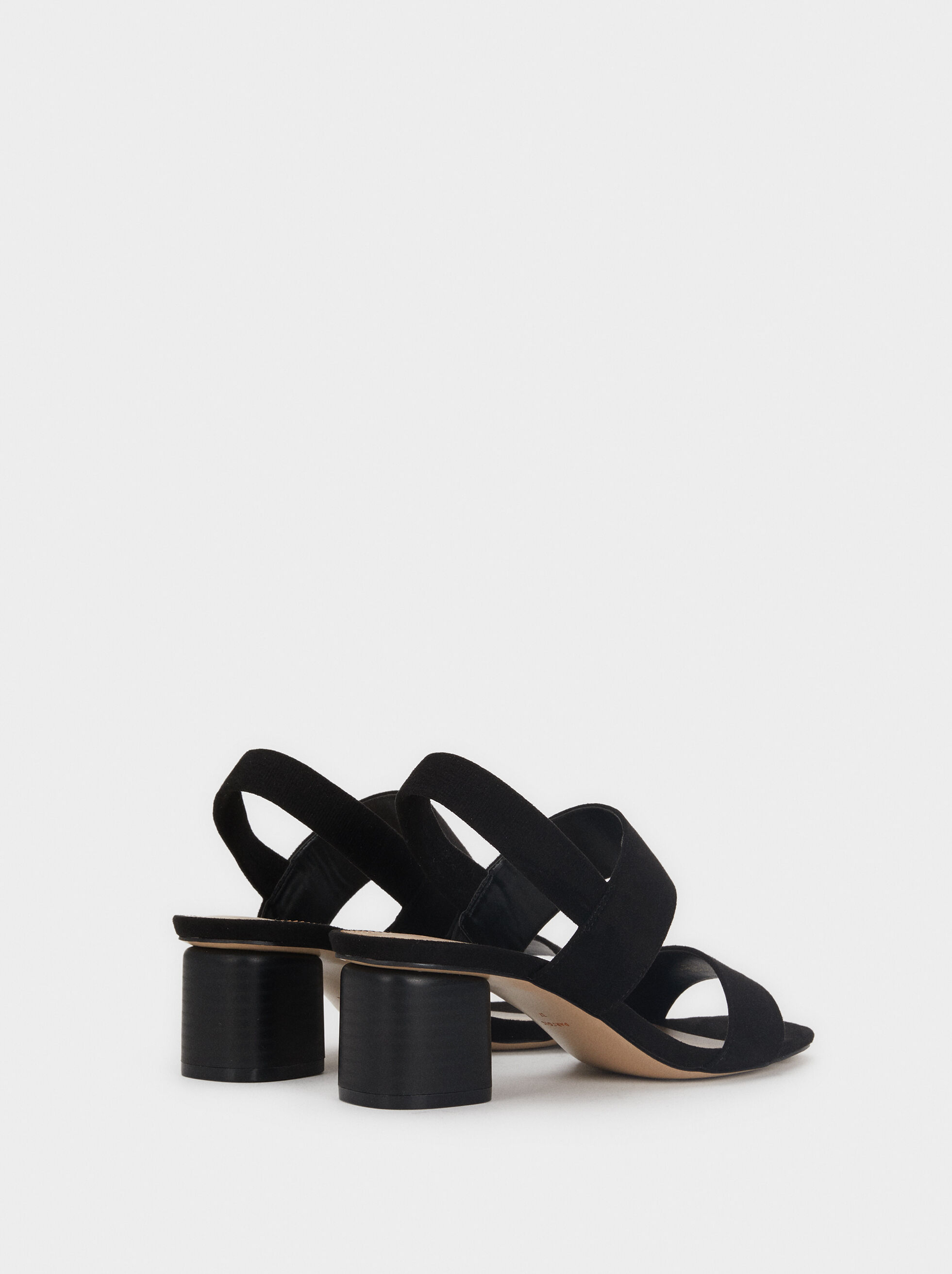 black straps for heels
