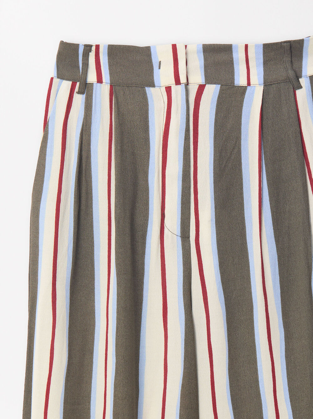 Wide Tab-Detail Pants image number 6.0
