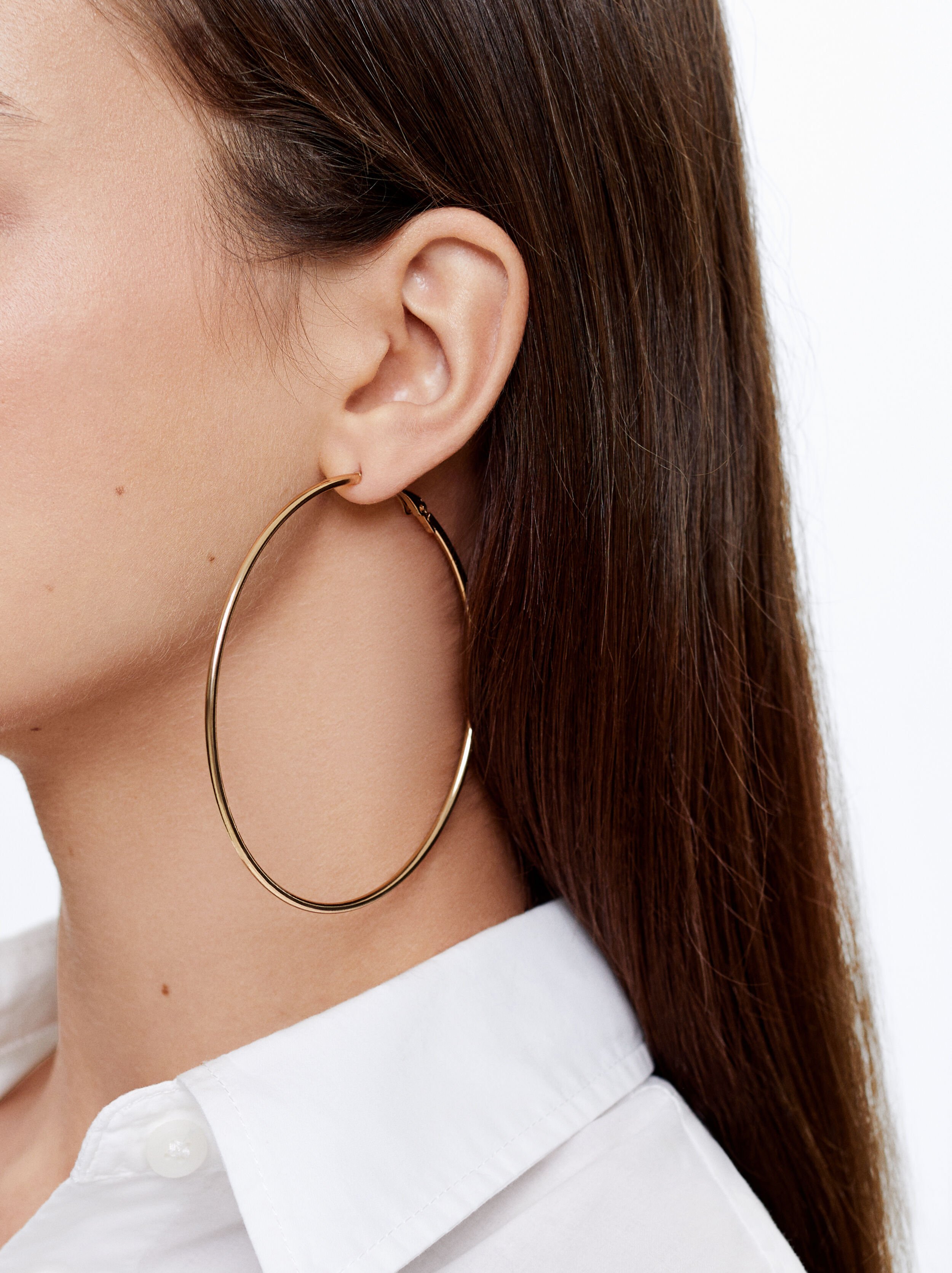 large hoop earrings