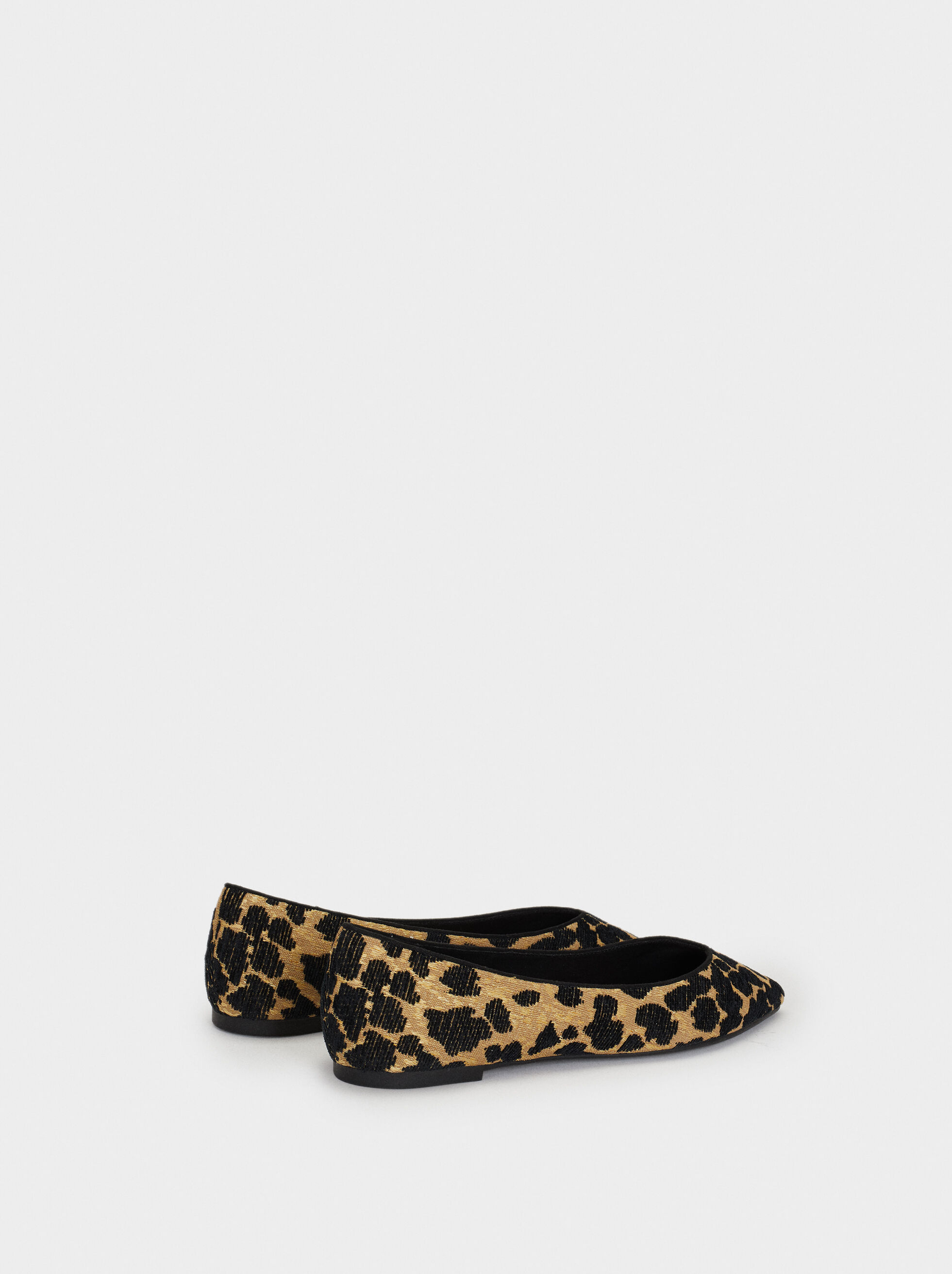 animal print ballerinas